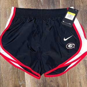 Black UGA Super G Nike Shorts Size AS